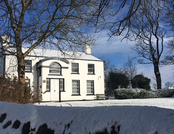 Ballance house at Christmas