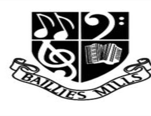 Logo for Baillies Mills Band