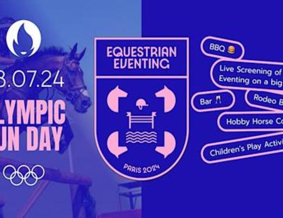 Poster for Olympic Fun Day at Danescroft Equestrian Centre