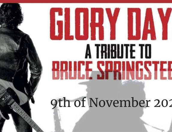 Image is of the poster for Bruce Springsteen tribute band at the La Mon Hotel