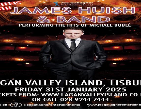 Poster for James Huish and his band