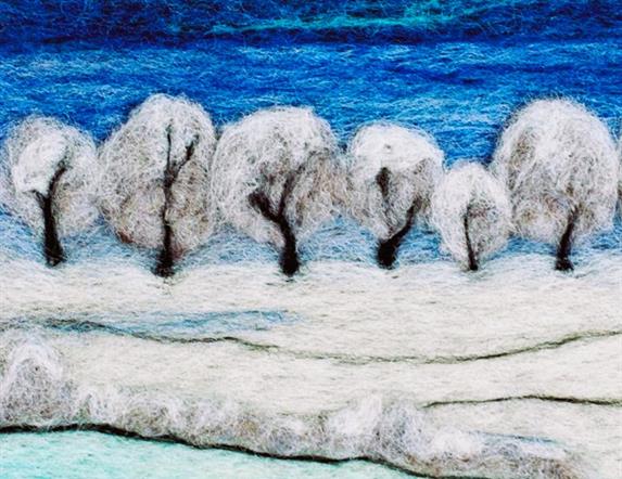 Image is of needlefelting