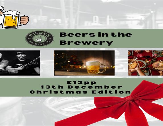 Image is poster of  Beers in the Hilden Brewery on 13th December 2024