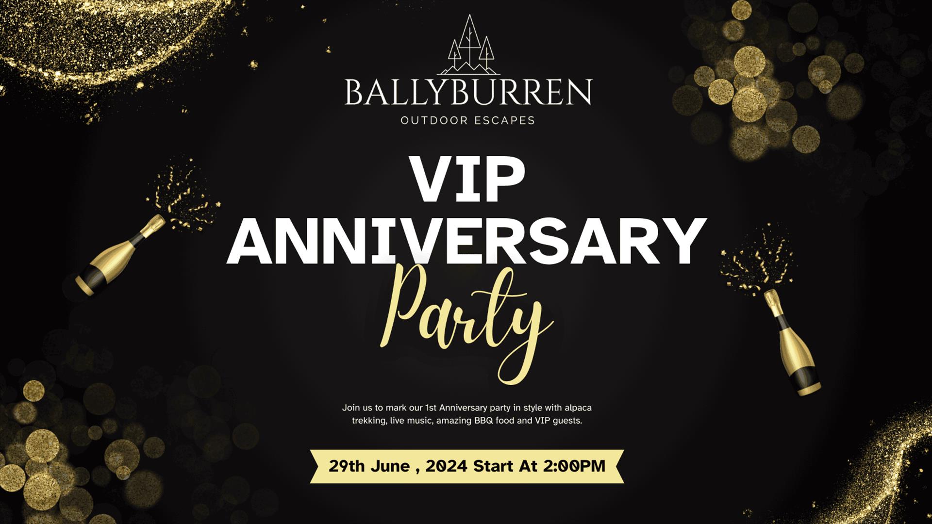 VIP Anniversary Party with Alpaca Trekking, Live Music & Luxury BBQ