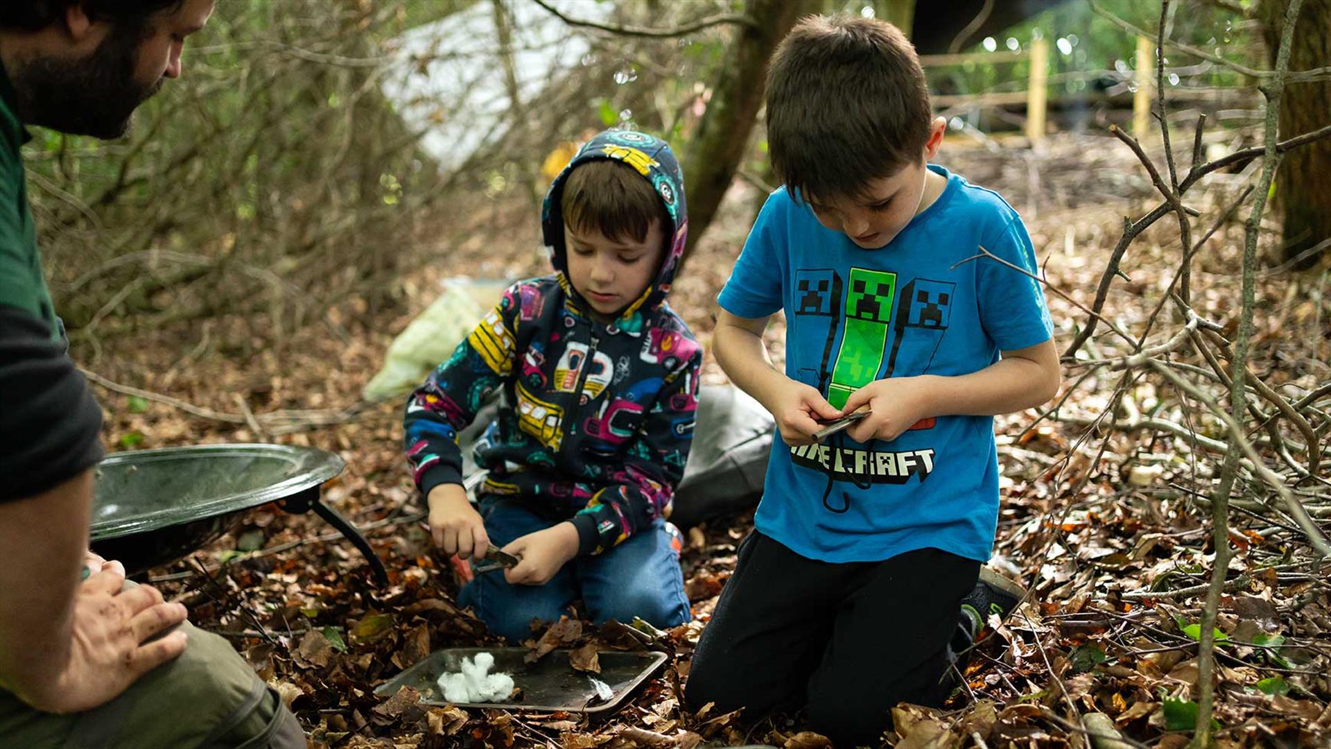 Children in Forest