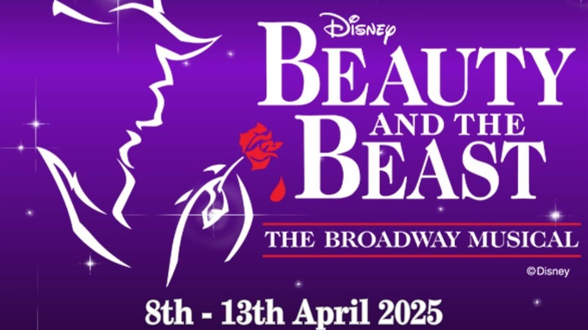 Image is of the Disney post for the musical Beauty and the Beast