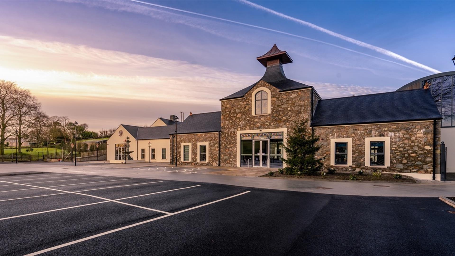 Sunrise over Hinch Distillery