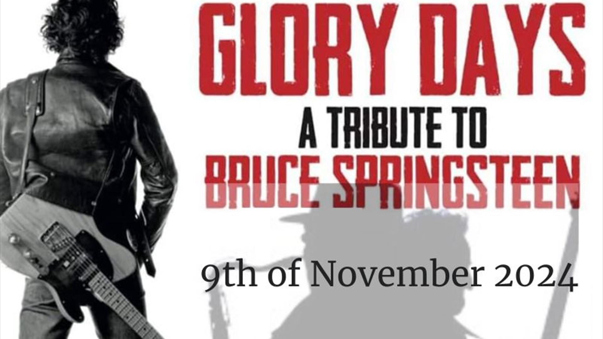 Image is of the poster for Bruce Springsteen tribute band at the La Mon Hotel