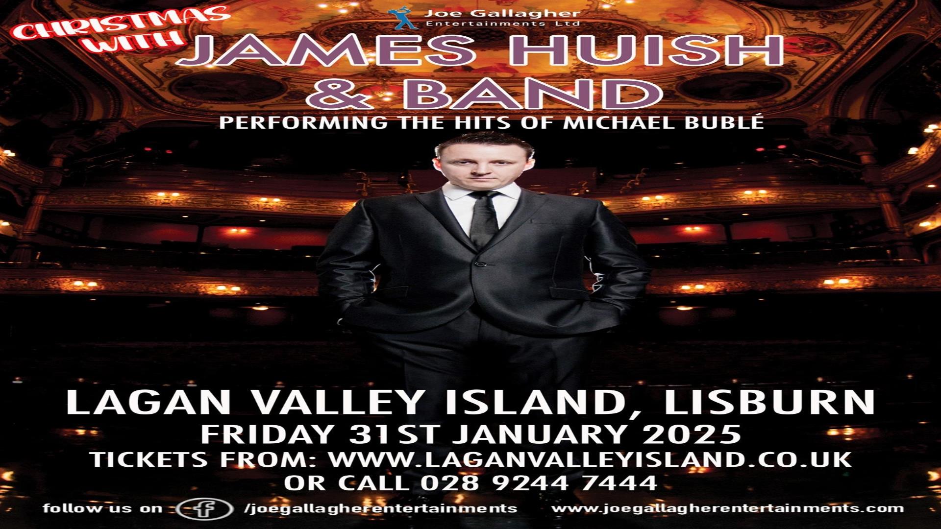 Poster for James Huish and his band