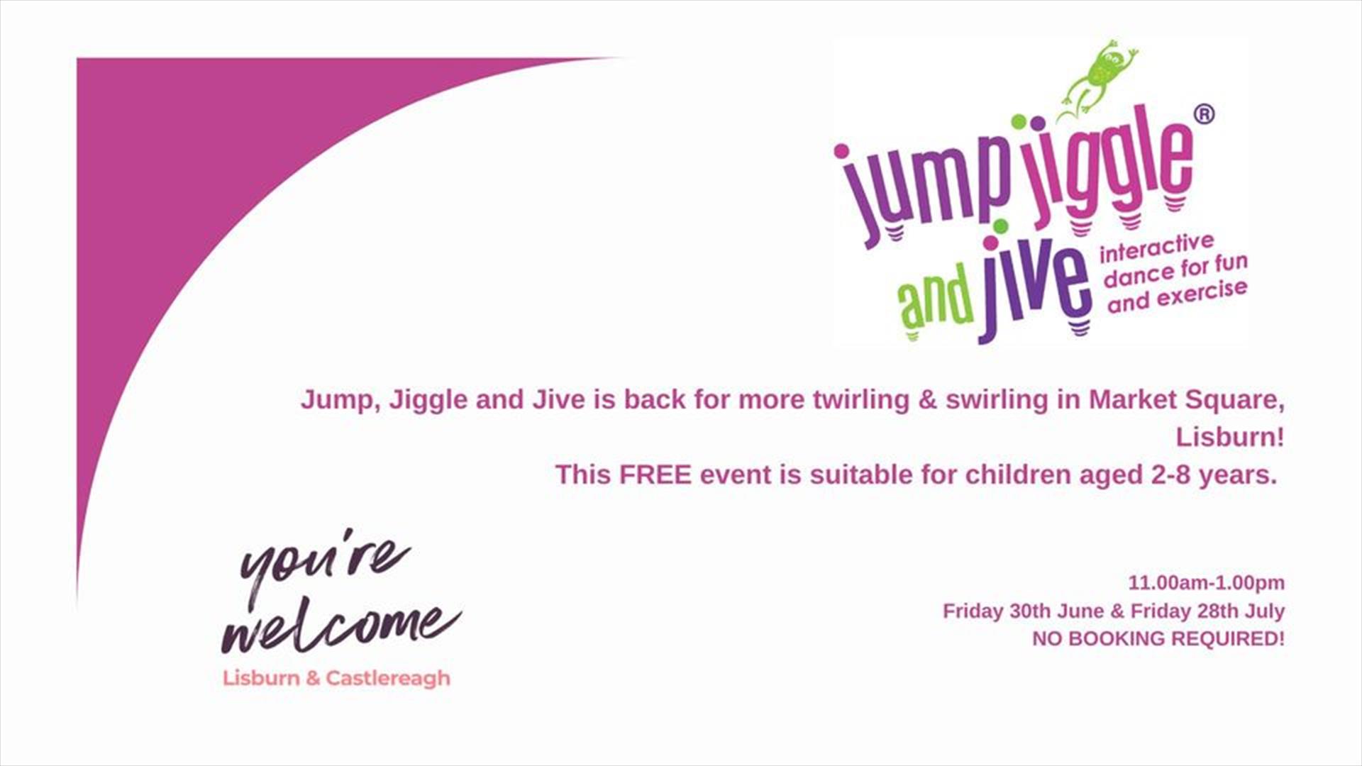 Information poster for Jump, Jiggle & Jive