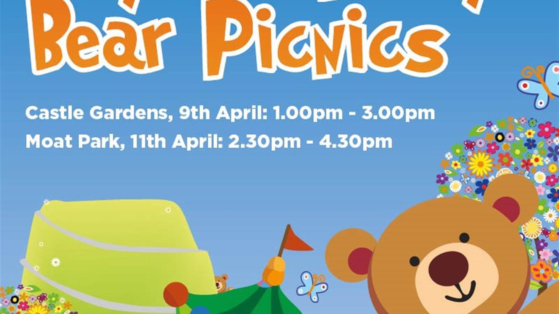 Image is of poster advertising Teddy Bear's Picnics