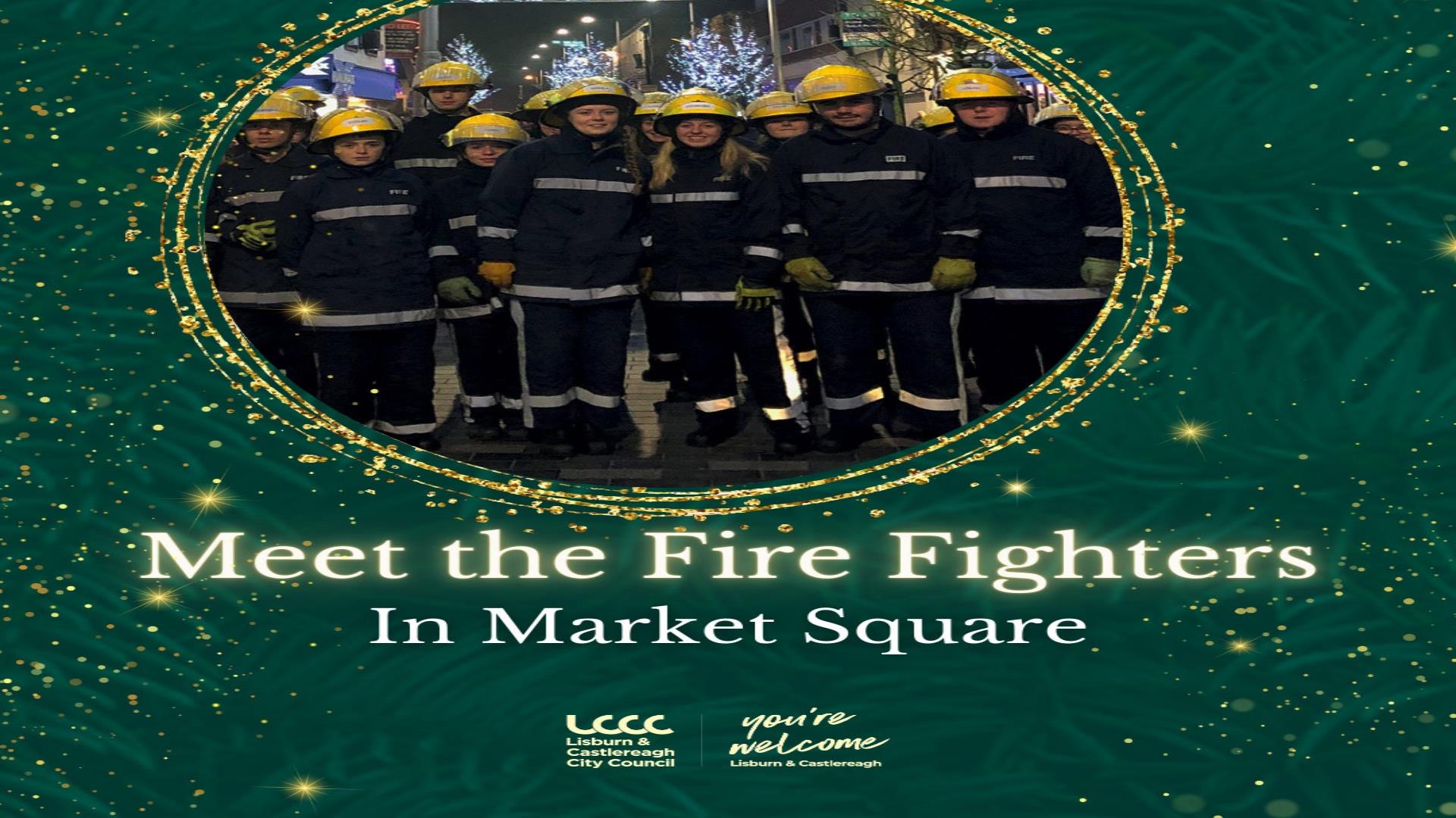 Meet the Fire Fighters , Market Square, Lisburn, December 19 2023