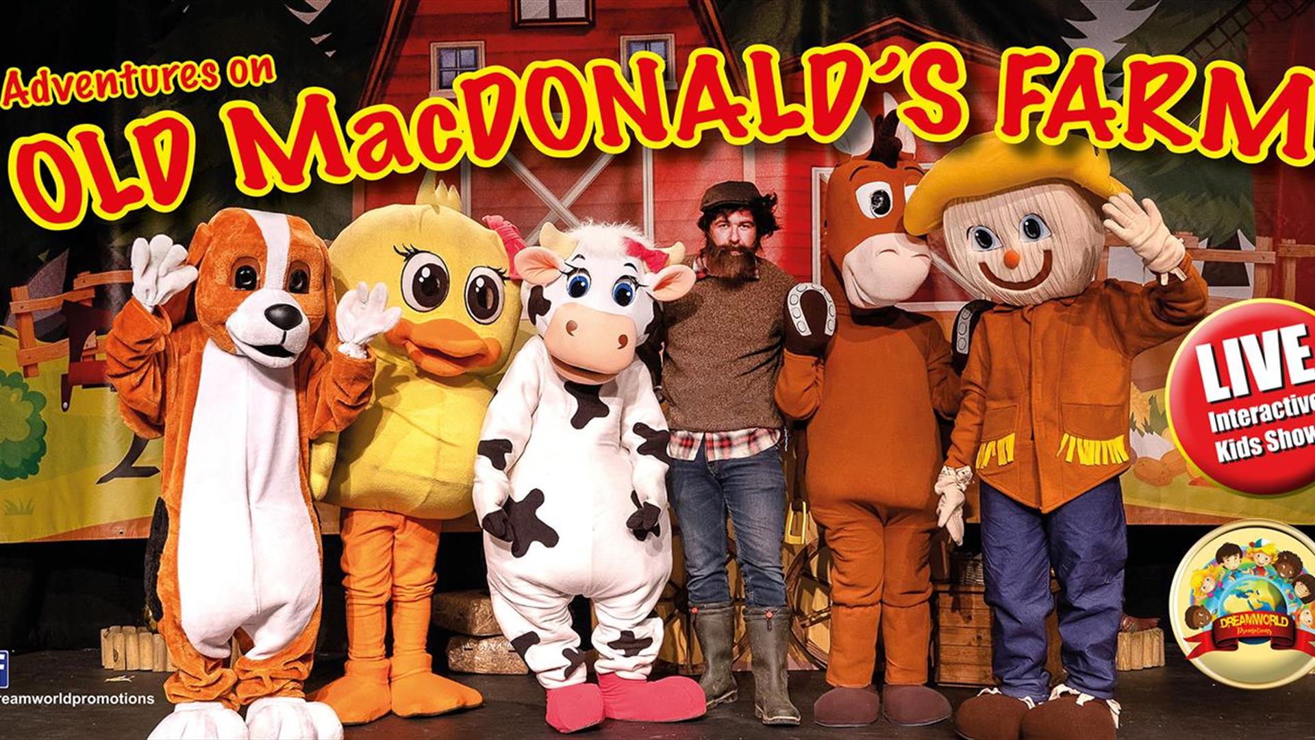 Picture of the characters from Old McDonalds Farm