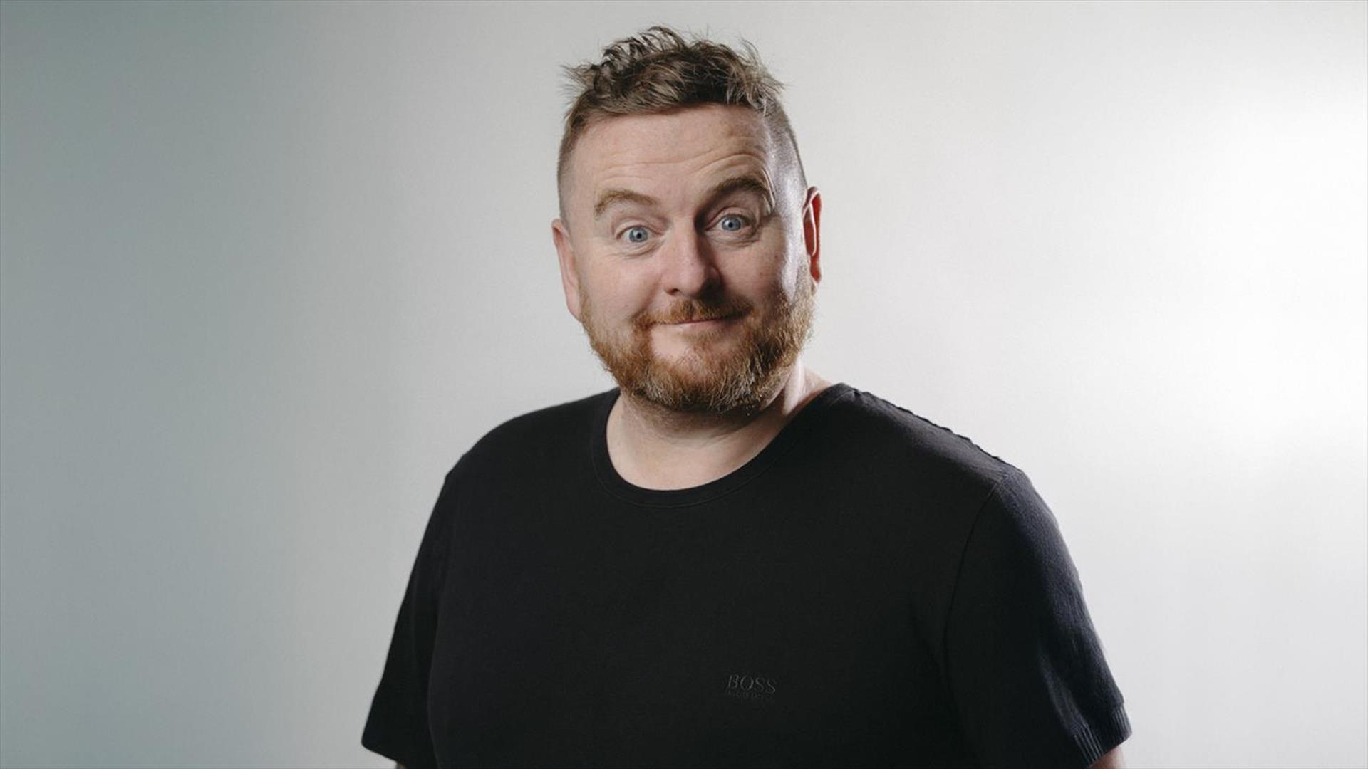 Image is of comedian Paddy Mc Donnell