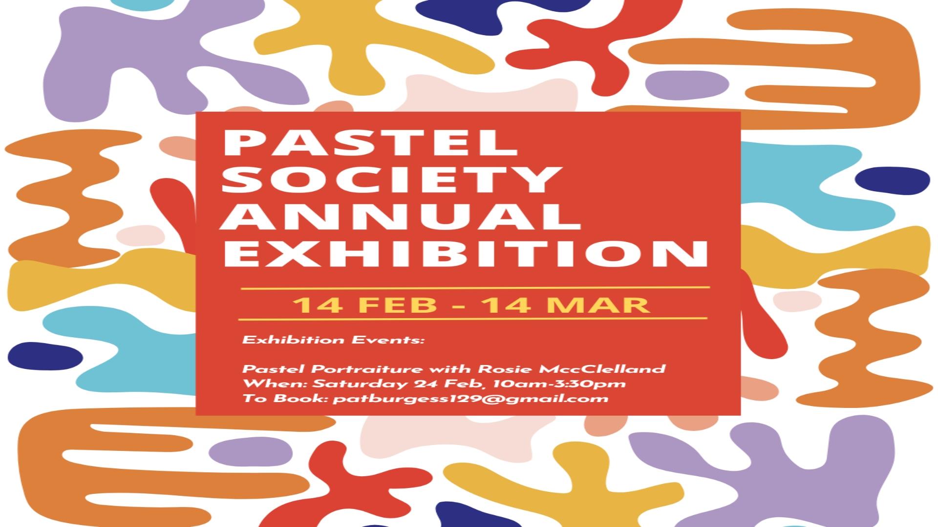 Poster for Pastel Society Annual Exhibition