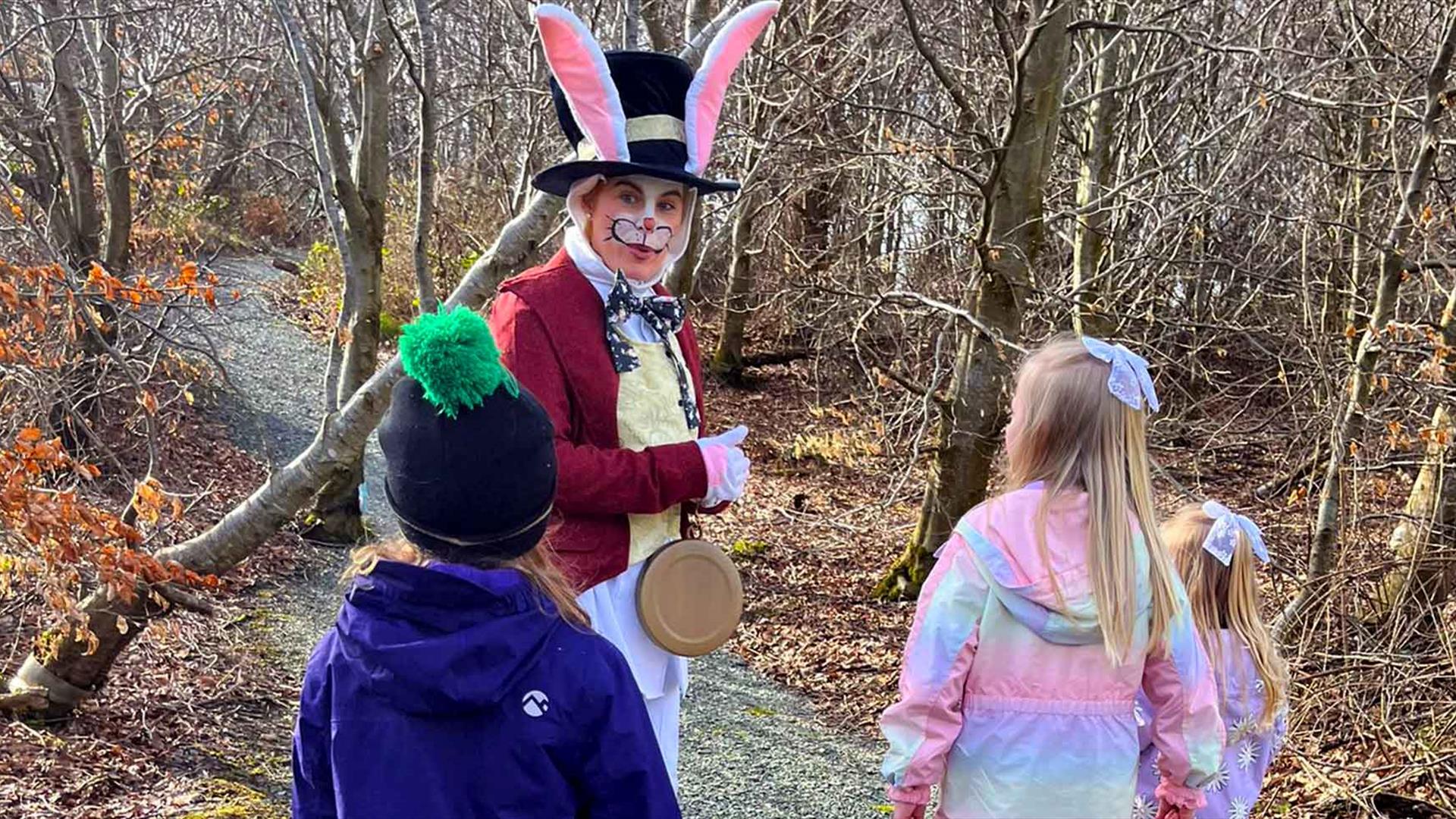 Easter Egg Hunt Trail with Easter Bunny & Alpacas