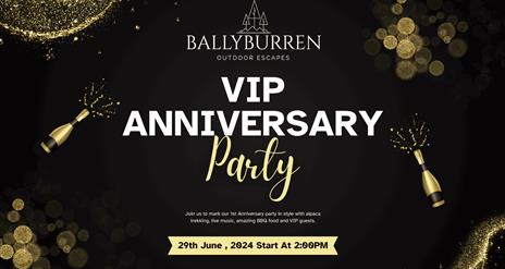 VIP Anniversary Party with Alpaca Trekking, Live Music & Luxury BBQ