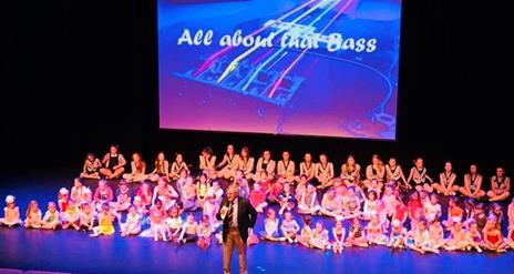 Dancers on stage