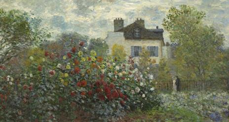 Painting of a garden