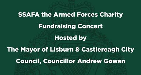 Poster for SSAFA The Armed Forces Charity Concert