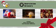 Image is poster of Beers in the Brewery at Christmas 2024