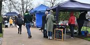 Stall Holders with customers