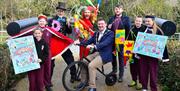 Image is of the Lisburn Lord Mayor and participants of the Mayor's Parade 2023