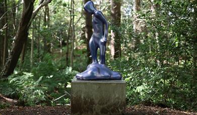 The Poet sculpture in Hillsborough Forest